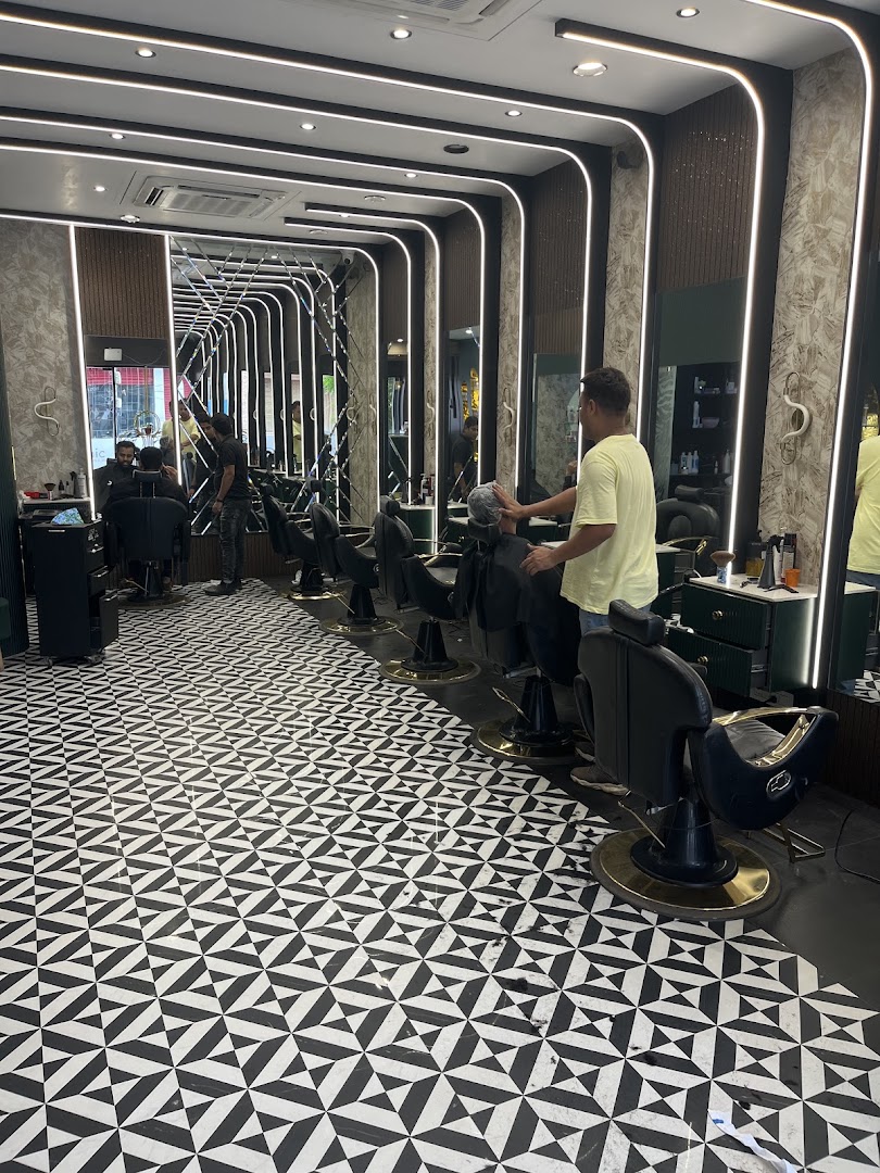 At the salon